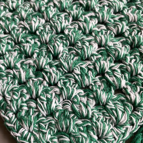 4 Hand Crocheted Washcloth Dishcloths - 100% Cotton - Picture 4 of 8